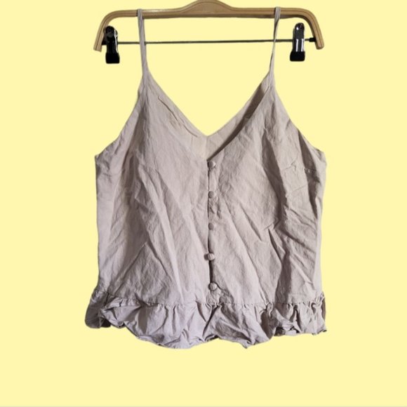 Everly Ruffle bottom cami top size small - Picture 4 of 7